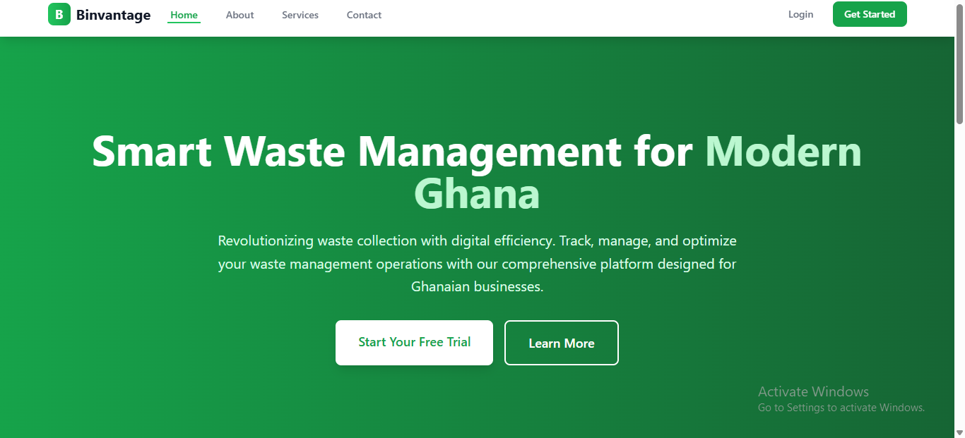 Binvantage-Waste-System